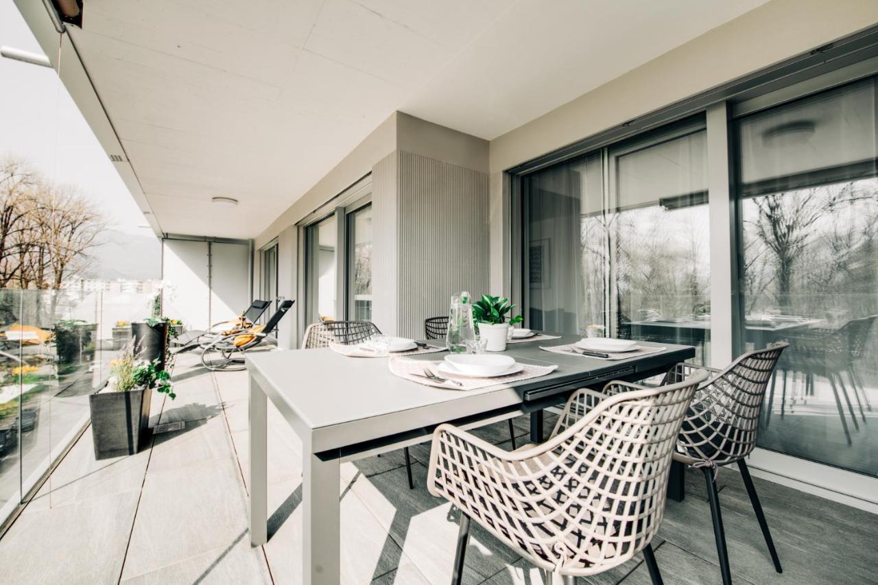 Linda Terrace By Quokka 360 - Modern One-Bedroom Flat With Sun Terrace Локарно Экстерьер фото