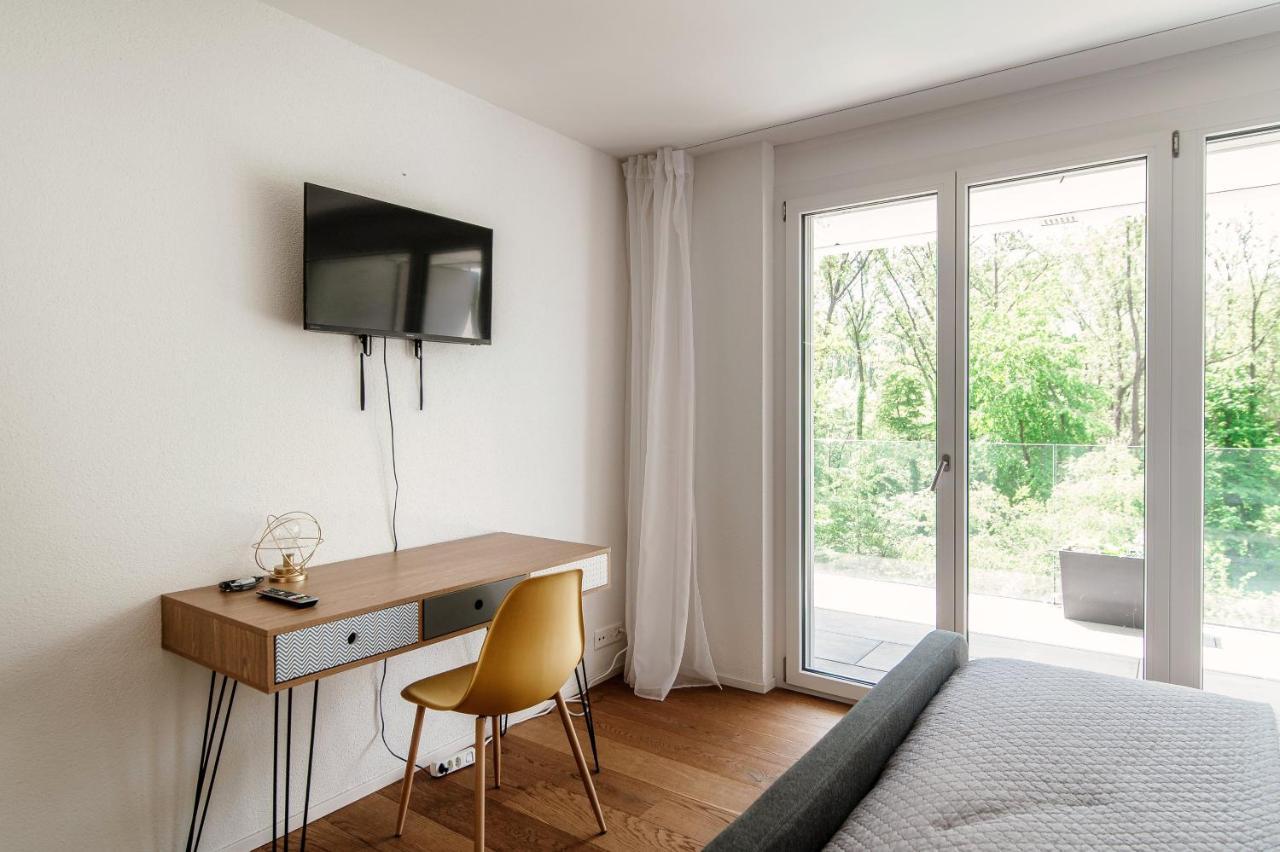 Linda Terrace By Quokka 360 - Modern One-Bedroom Flat With Sun Terrace Локарно Экстерьер фото