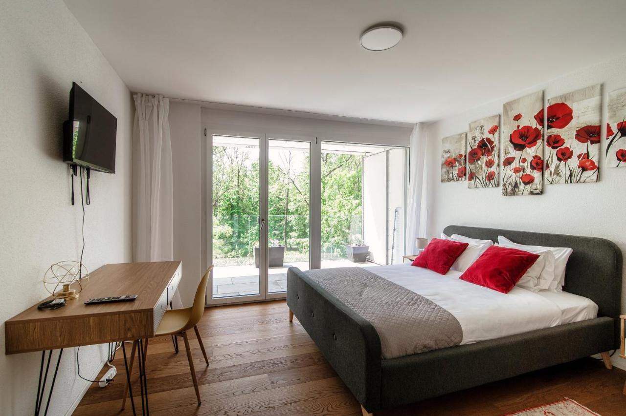 Linda Terrace By Quokka 360 - Modern One-Bedroom Flat With Sun Terrace Локарно Экстерьер фото